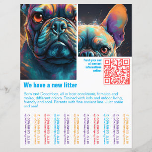 modèle de QR code coloré à détacher