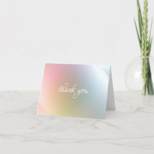 Modèle de remerciement abstrait coloré moderne de 