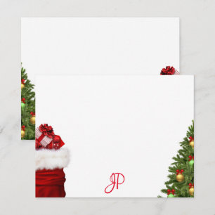 Modèle de script d'écriture manuscrite de Noël Mon