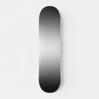 Modèle de skateboard en nuances de gris dégradées