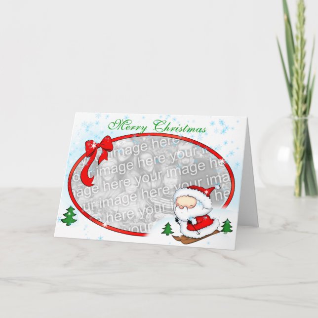 Modèle de ski de Père Noël (Devant)