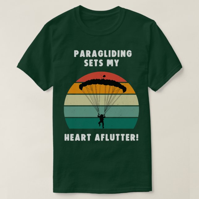 Modèle de t-shirt de parapente (Design devant)
