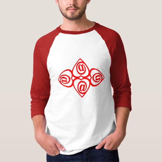 Modèle de T-Shirt foncé de base (Devant)