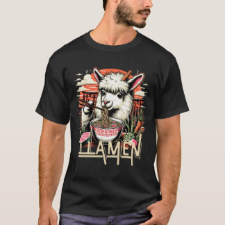 Modèle de t-shirt LLAMEN pour homme ou femme