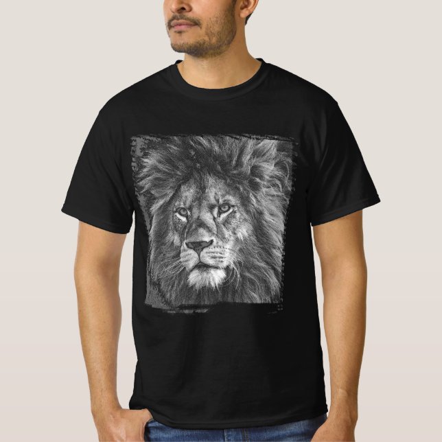 Modèle de T-Shirts modernes pour hommes Tête de Li (Devant)