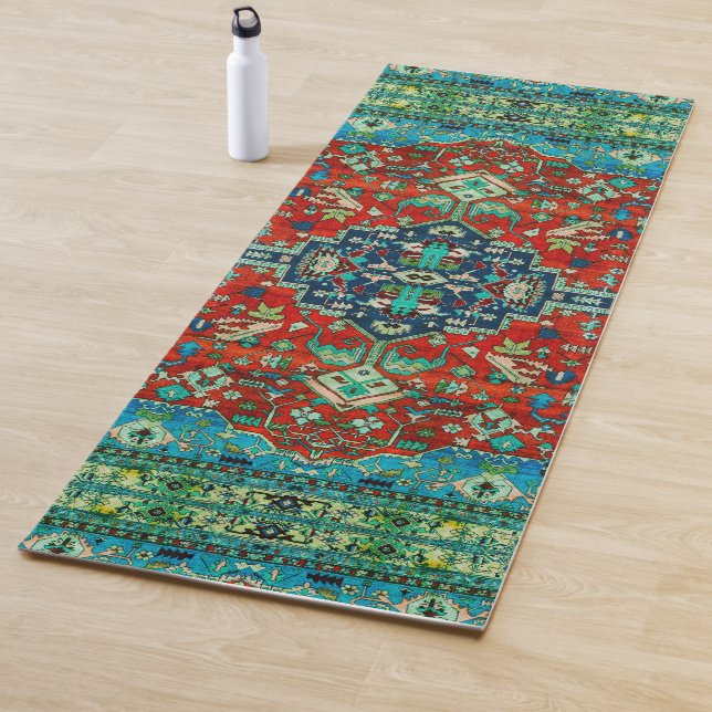 Modèle de tapis coloré persan pour motif 2 (En situation)