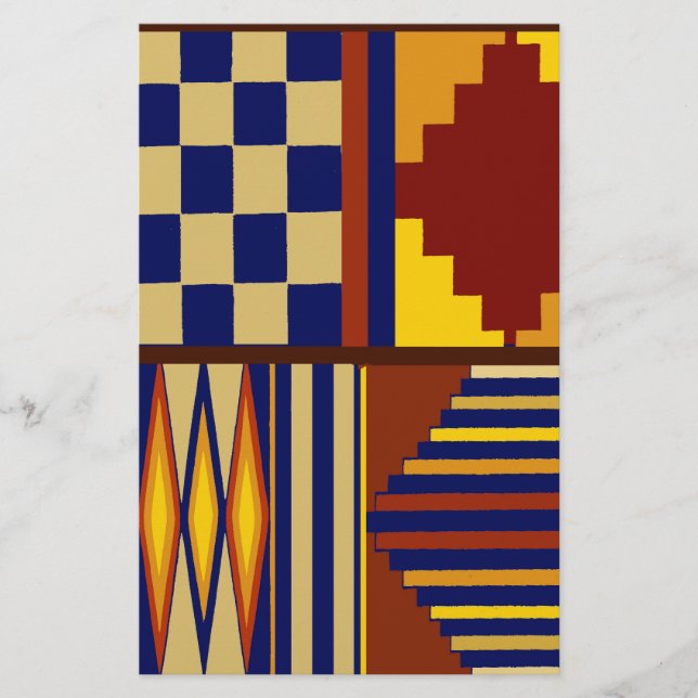 Modèle de tapis de prière Kilim (Devant)