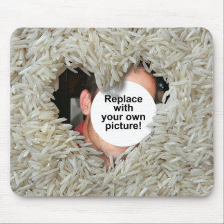 Modèle de tapis de souris pour photo d'amour de ri