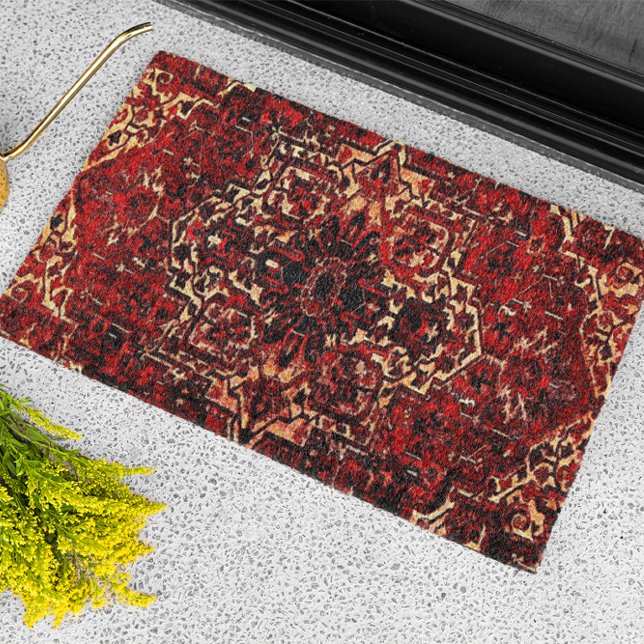Modèle de tapis oriental en rouge foncé (Créateur téléchargé)