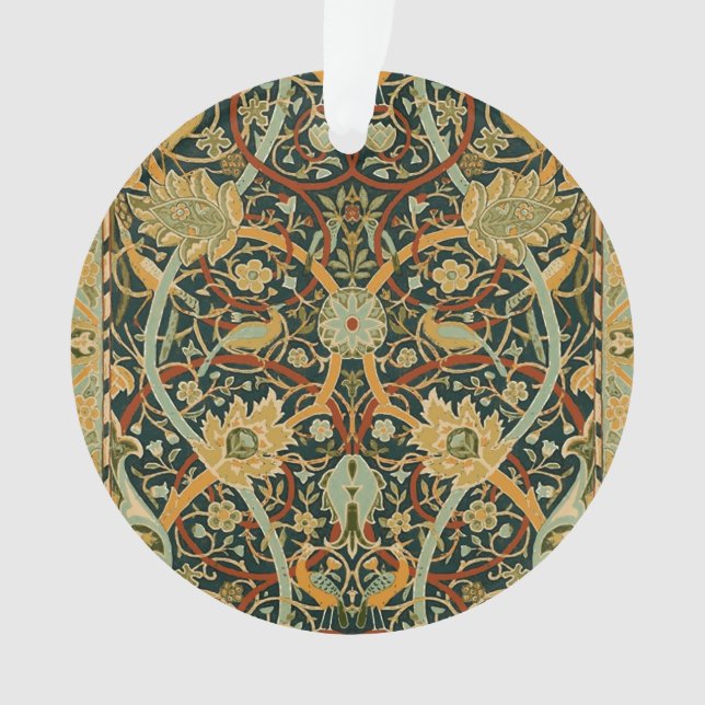 Modèle de tapisserie forestière de William Morris  (devant)