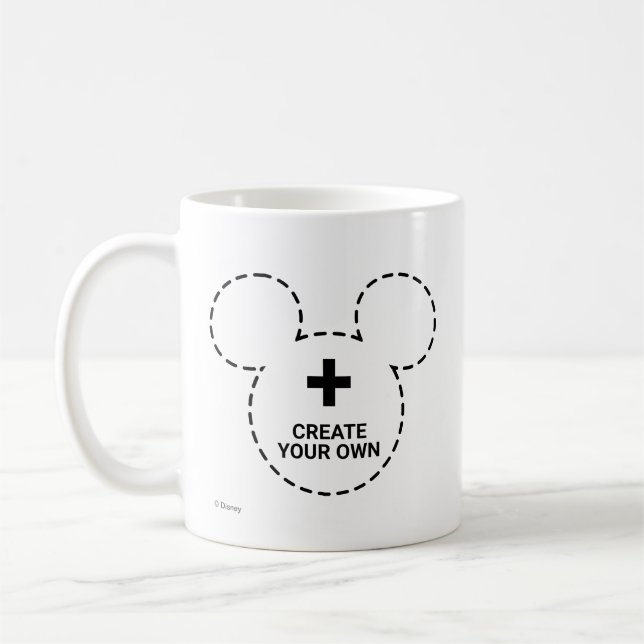 Modèle de Tasse avec l'icône de Mickey Mouse (Gauche)