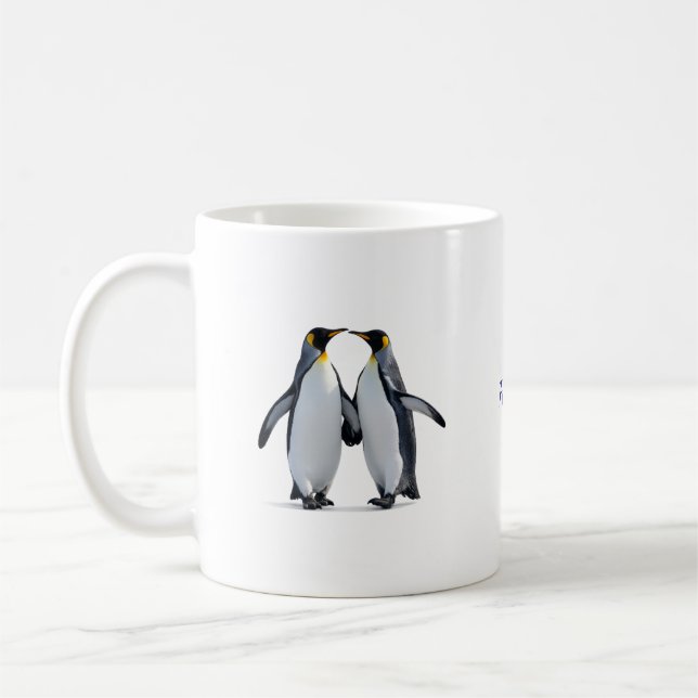 Modèle de tasse personnalisée avec image d'animal  (Gauche)