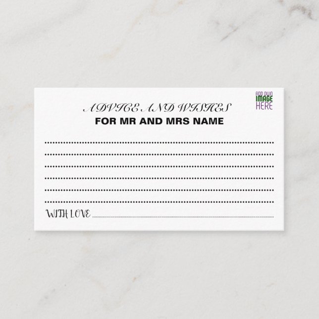 MODÈLE DE TEXTE D'IMAGE BLANCHE SIMPLE MODERNE (Devant)