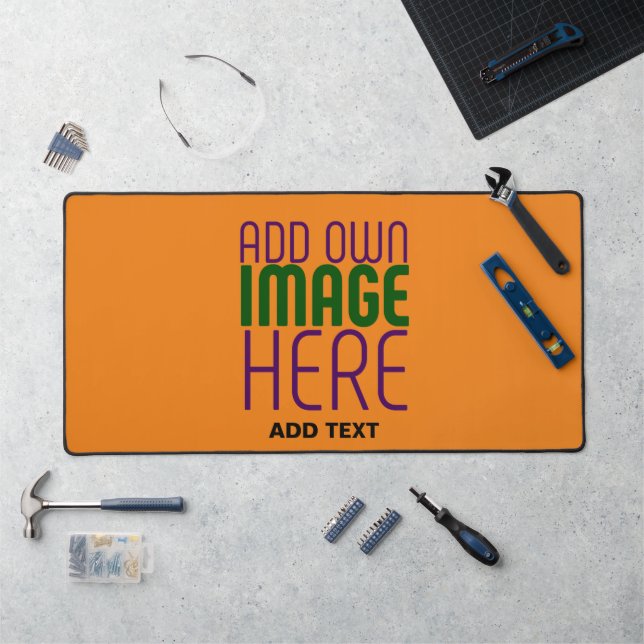 MODELE DE TEXTE D'IMAGE ORANGE FONCÉ ÉDITABLE MODE (Poste de travail)