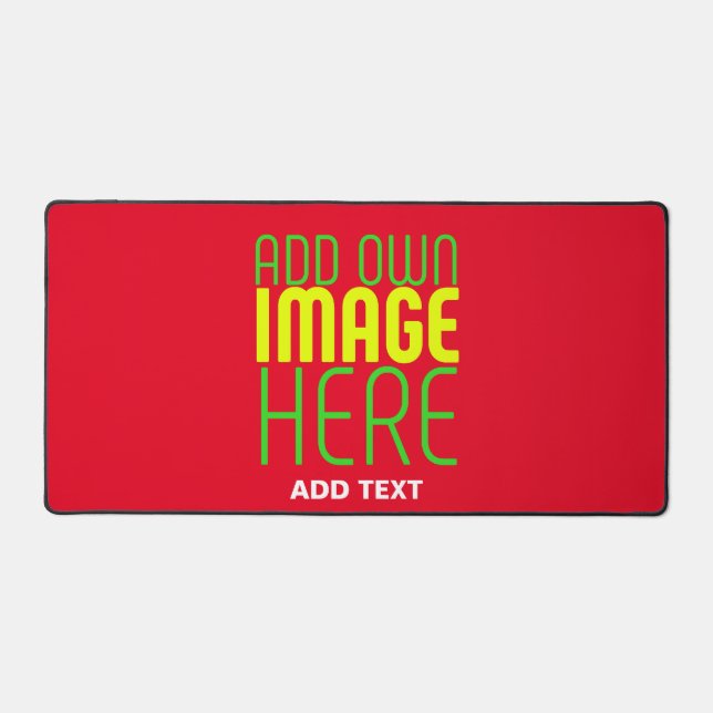 MODÈLE DE TEXTE D'IMAGE ROUGE SIMPLE MODERNE (Recto)