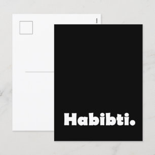 Modèle de texte Habibti