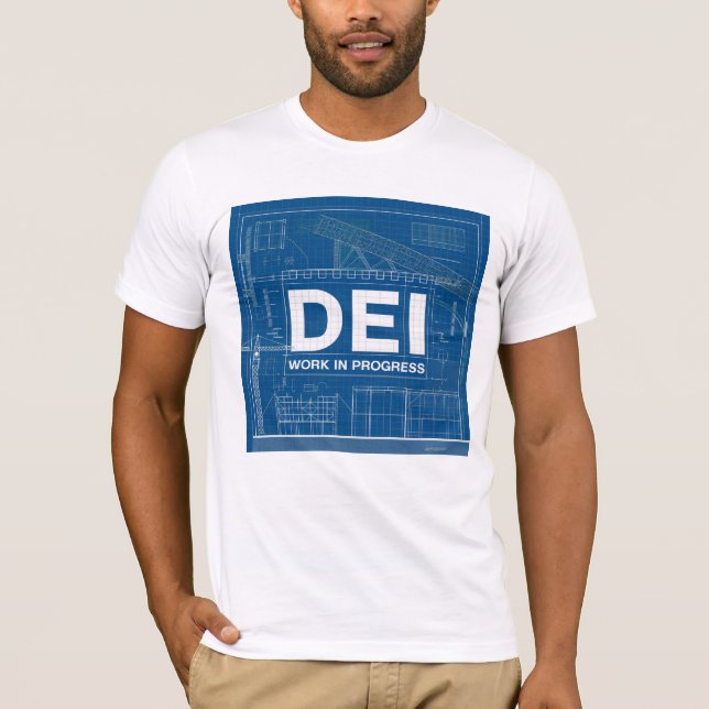 Modèle de travail DEI Dessin technique T-shirt (Devant)