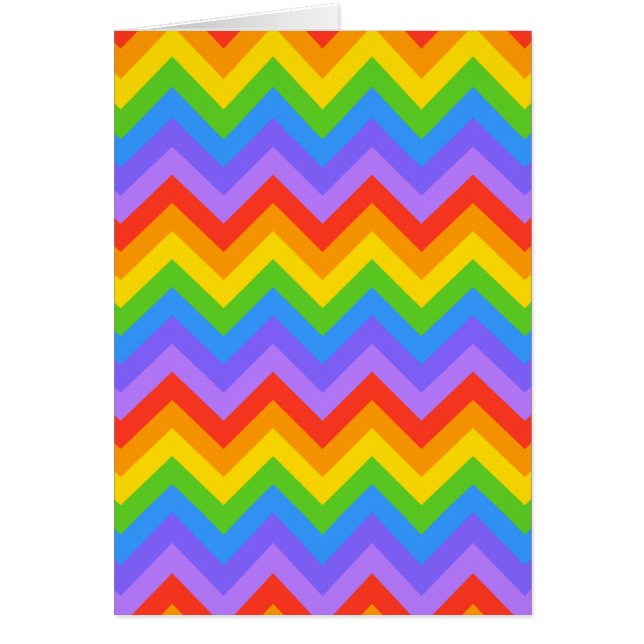Modèle de zigzag d'arc-en-ciel (Devant)