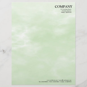 Modèle D'en-tête De Lettre Ciel Texture 02 Vert clair