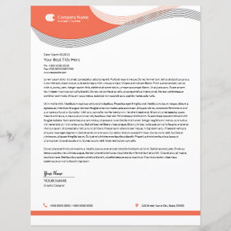 Modèle d'en-tête de lettre d'affaires