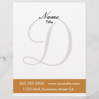 Modèle D'en-tête De Lettre en-têtes monogrammes