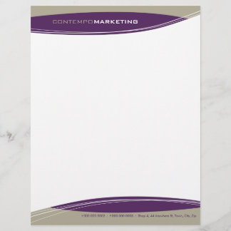 Modèle D'en-tête De Lettre LETTRE MODERNE EN-TÊTE :: contempo 5