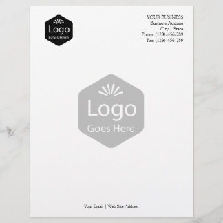 Modèle D'en-tête De Lettre Logo d'entreprise promotionnel personnalisé
