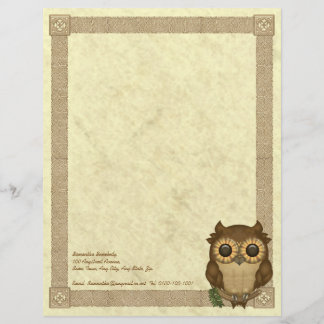 Modèle D'en-tête De Lettre Whoolio l'en-tête de lettre de hibou le plus
