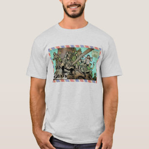 Modèle d'enveloppe Time Grunts T-shirt de base