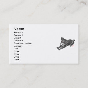 Modèle des cartes de pointage Schnauzer