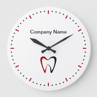 Modèle des horloges murales du logo Dentist Office