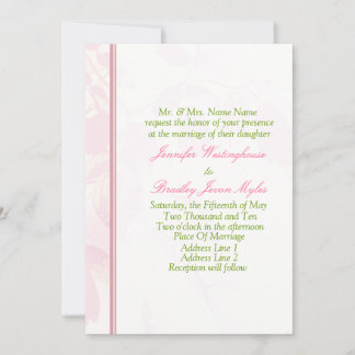 Modèle des invitations de mariage