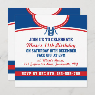 Modèle des Invitations du parti thématique du hock