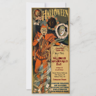 Modèle des invitations masquées d'Halloween