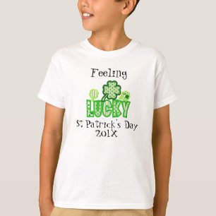Modèle des T-shirts de la fête de la Saint-Patri