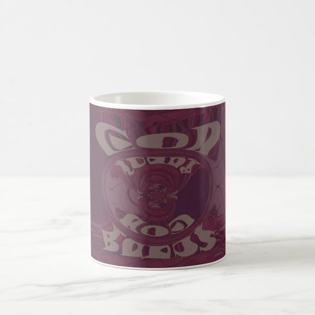 Modèle d'image de manchon de mug (Centre)