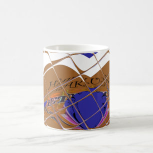 Modèle d'image de manchon de tasse
