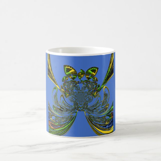 Modèle d'image d'emballage de mug (Centre)