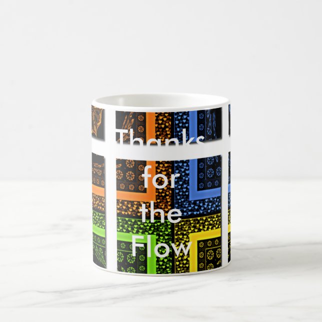 Modèle d'image d'emballage de mug (Centre)