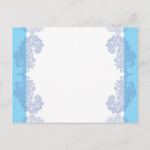 Modèle d'invitation bleu élégant