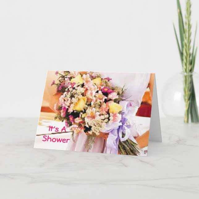 Modèle d'invitation de douche (Devant)