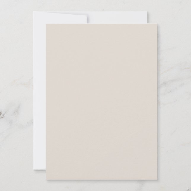 Modèle d'invitation de mariage à l'aquarelle Rose  (Dos)