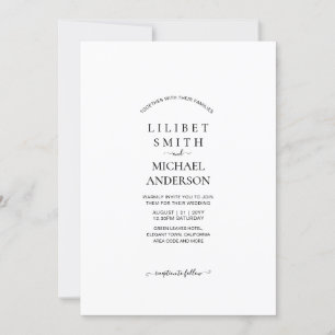 Modèle D'INVITATION DE MARIAGE PERSONNALISÉ - AJOU