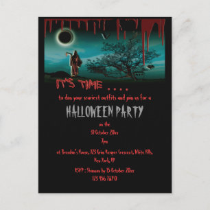 Modèle d'invitation de partie de Halloween -