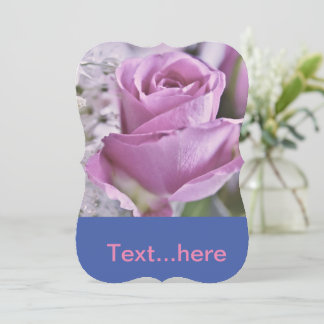 Modèle d'invitation pour carte de mariage