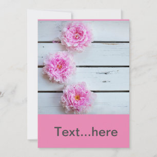 Modèle d'invitation pour carte de mariage