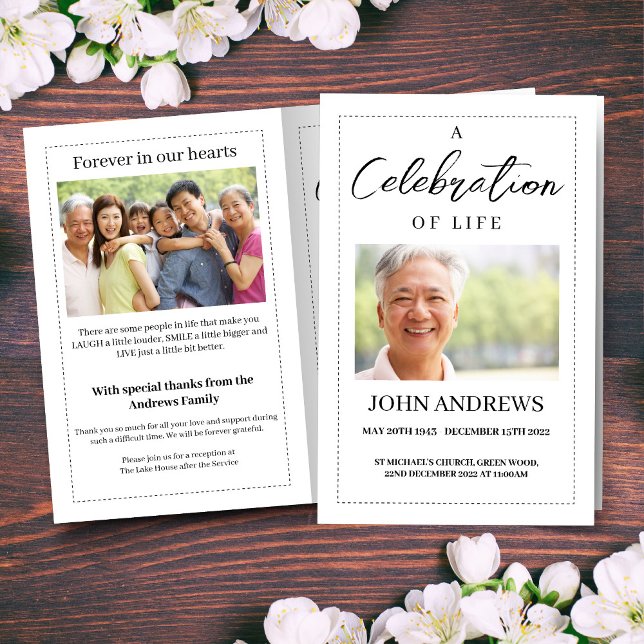 Modèle du programme funéraire essentiel (Créateur téléchargé)