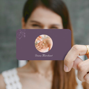 Modèle élégant de carte de visite pour bijoux   DP