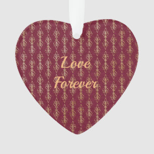 Modèle en forme de coeur acrylique