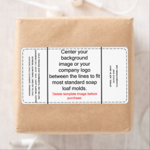 modèle Étiquette de savon do-it-yourself à froid